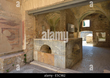 Thermopolium Ostia Antica Roma Italia Foto Stock