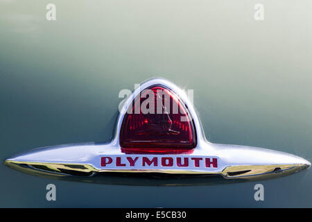 Classic badge di Plymouth Foto Stock