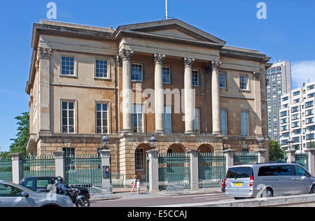 Apsley House, la casa di Londra del Duca di Wellington, noto anche come numero uno di Londra, a Hyde Park Corner. Foto Stock