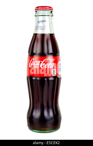 Coca Cola Bottiglia, bottiglia di coca Foto Stock