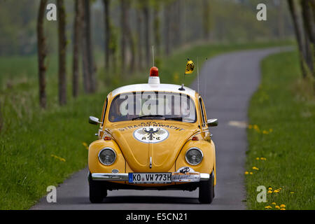 Ripartizione ADAC service-VW Beetle Foto Stock