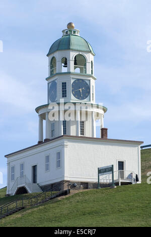 La storica torre dell'Orologio, Halifax, Nova Scotia, Canada Foto Stock