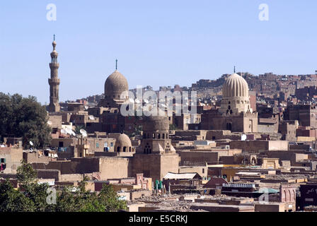 Vista sopra il Cairo, Egitto Foto Stock