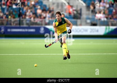 Glasgow, Scotland, Regno Unito. 28 Luglio, 2014. Giochi del Commonwealth il giorno 5. Maschile di Hockey - Australia 6 Sud Africa 0 Credito: stili di Neville/Alamy Live News Foto Stock