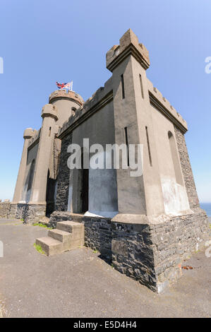 Il fossato (motte), Donaghadee costruito nel 1818 per memorizzare gli esplosivi utilizzati per la costruzione del porto. Foto Stock