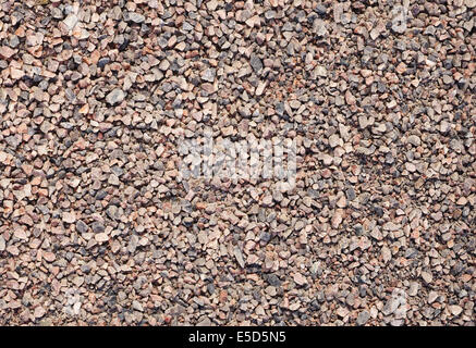 Close up di sabbia grossa, superficie e texture Foto Stock