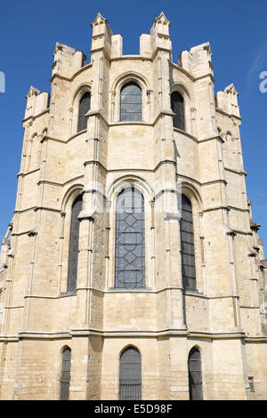 Dettagli esterni della Cattedrale di Canterbury, England, Regno Unito Foto Stock