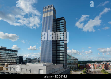 Torre CIS, casa di co-operativa della Società di assicurazione, situato su Miller Street nel centro della città di Manchester. Foto Stock