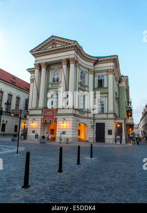 Il Teatro dell'Opera di Praga, il Teatro degli Stati di Praga o Stavovské Divadlo è un teatro storico di Praga. Anteprima di Don Giovanni di Mozart Repubblica Ceca Foto Stock