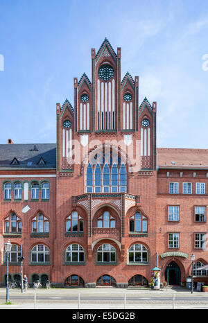 Köpenick municipio gotico in mattoni, Köpenick, Berlino, Germania Foto Stock