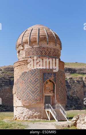 Turchia, Anatolia, Hasankeyf, Zeynel Bey mausoleo Foto Stock