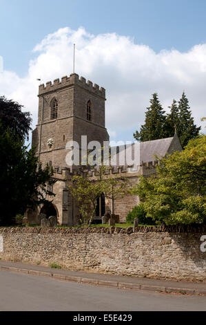 San Pietro e di san Paolo la Chiesa, Steeple Aston, Oxfordshire, England, Regno Unito Foto Stock