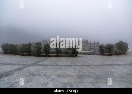 Statua del Buddha al Monastero Po Lin Lantau HK HONG Foto Stock