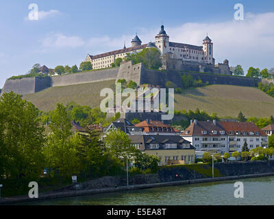 Fortezza di Marienberg a Würzburg, Germania Foto Stock