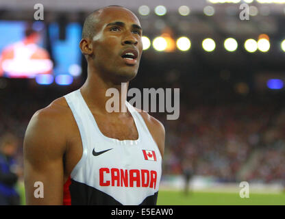 Glasgow, Scozia. 29 Luglio, 2014. Glasgow Giochi del Commonwealth. Damian Warner vince la mens Decathlon all'Hampden Park come parte del 2014 Giochi del Commonwealth a Glasgow. Credito: Azione Sport Plus/Alamy Live News Foto Stock