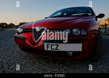 La parte anteriore della Alfa Romeo 156 Foto Stock