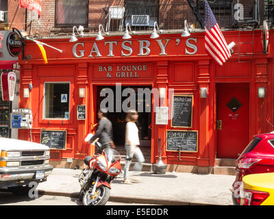 Gatsby's Lounge Bar e Grill, NYC Foto Stock