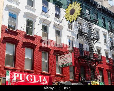 Ristorante Puglia in Little Italy, NYC Foto Stock