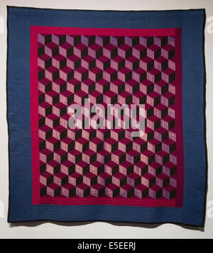 Museo delle Belle Arti di Boston MA mostrano quilt Foto Stock