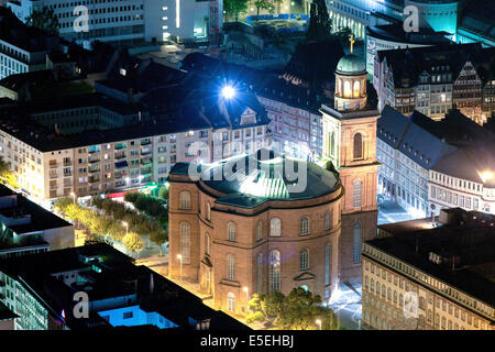 Paulskirche, o la chiesa di San Paolo, gruppo di Francoforte, Frankfurt am Main, Hesse, Germania Foto Stock