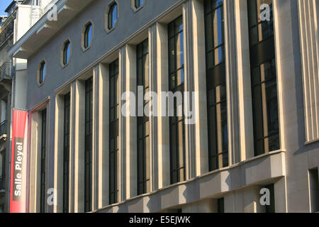 Francia, parigi 8e, facciata, salle pleyel, 252 rue du fbg saint honore, salle de Spectacle, musique, Foto Stock