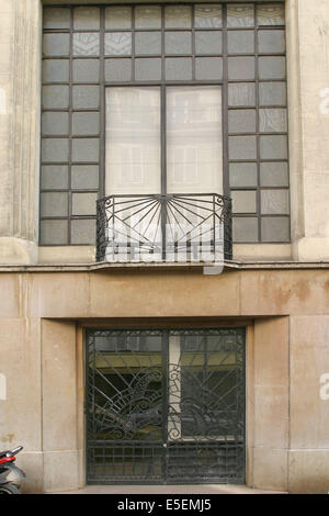 Francia, parigi 14e, montparnasse, architettura art deco, 9 rue Delambre, Foto Stock