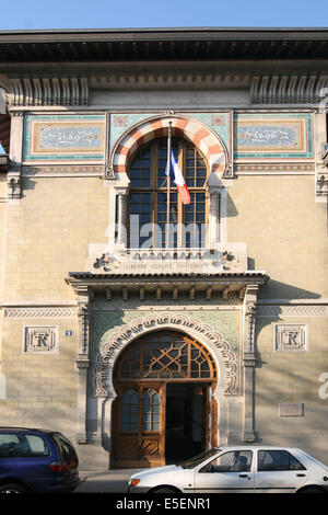 Francia, parigi 6e, avenue de l'observatoire, ENA, ancienne ecole coloniale, architettura mauresque, Foto Stock