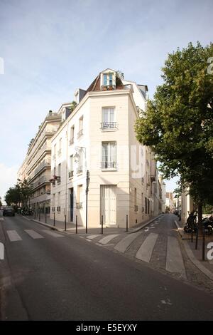 Francia, Ile de France, parigi 13e circondario, rue du moulin des pres, Foto Stock