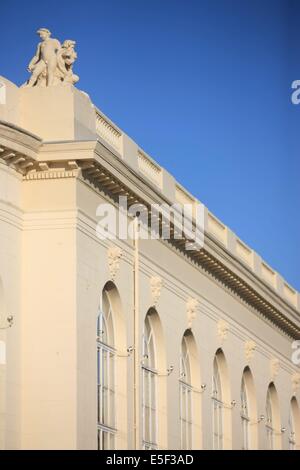 Francia, basse Normandie, Calvados, cote fleurie, Deauville, casino, lucien barrière, dettaglio, Foto Stock