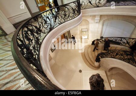 Francia, ile de france, parigi 8e circondario, le petit palais, musee des beaux Arts de la ville de paris, Grand escalier Data : 2011-2012 Foto Stock