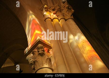 Francia, ile de france, parigi 18e circondario, montmartre, eglise saint pierre de montmartre, religione, Foto Stock