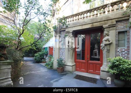 Francia, regione Ile de France, Parigi 15e arrondissement, passage de dantzig, ruche, ateliers, artistes, Foto Stock