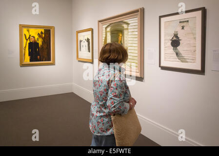 Jamie Wyeth mostra presso il Museo delle Belle Arti di Boston MA Foto Stock