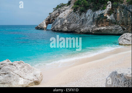 Cala Goloritze spiaggia di Baunei, Sardegna, Italia Foto Stock