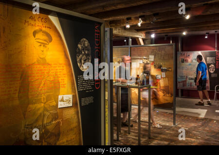 La Prima guerra mondiale museo sull esercito britannico vita a Talbot House in Poperinge, Fiandre Occidentali, Belgio Foto Stock