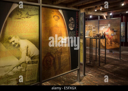 La Prima guerra mondiale museo sull esercito britannico vita a Talbot House in Poperinge, Fiandre Occidentali, Belgio Foto Stock