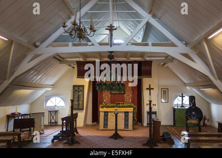 Cappella del Cenacolo di Talbot House, guerra mondiale un museo in Poperinge, Fiandre Occidentali, Belgio Foto Stock