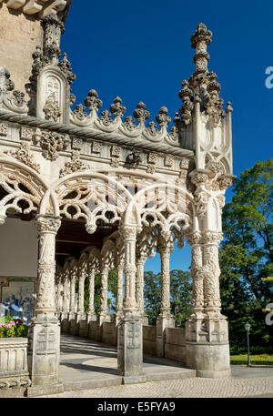 Il Portogallo, Beira Litoral, il Portogallo centrale, Busaco, il Palácio Hotel do Buçaco Foto Stock