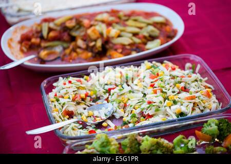 KAS, Turchia cibo preparato per esodo client. Foto Stock