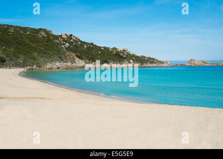 Spiaggia di sabbia di Santa Teresa di Gallura, Sardegna, Italia Foto Stock