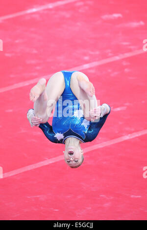 Glasgow, Scozia. Il 30 luglio, 2014. Glasgow Giochi del Commonwealth. Il giorno 7. SSE idro. Ginnastica Artistics - Donne tutto attorno alla finalissima. Elsabeth nero, CAN. Credito: Azione Sport Plus/Alamy Live News Foto Stock