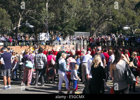 Durante NSW settimana dell'istruzione in Australia, scuole mettere nei giorni di apertura per i genitori e amici, qui in una scuola pubblica di Sydney Foto Stock
