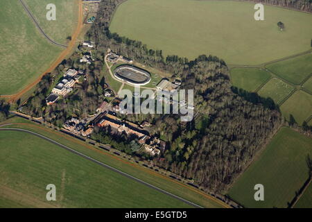 Warren Place maneggio vista aerea Foto Stock