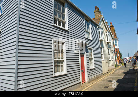 Tipiche Case di infissi a Whitstable Kent England Regno Unito Foto Stock