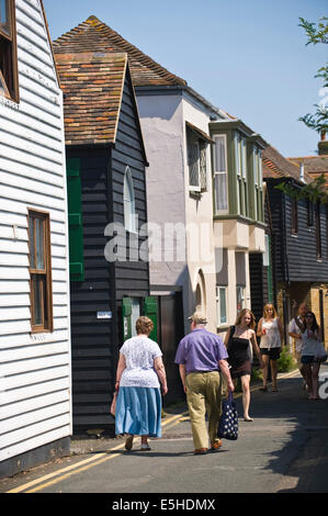 Tipiche Case di infissi a Whitstable Kent England Regno Unito Foto Stock