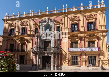 Spagna Andalusia, Malaga, Palazzo Vescovile Foto Stock