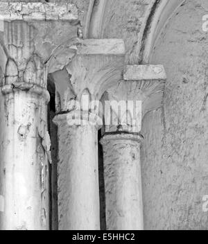 Costruzione di colonne in carcere di Pudu a Kuala Lumpur Foto Stock