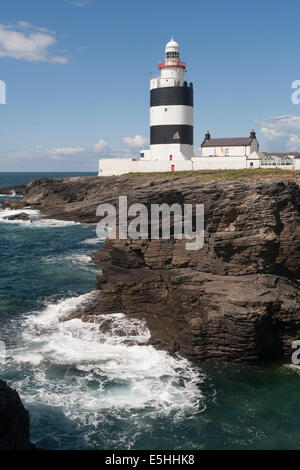 Irlanda, County Wexford, faro di Hook Foto Stock