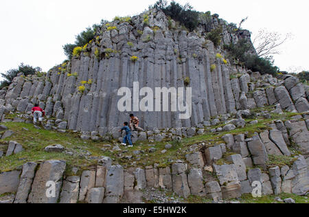 Colonne Bazaltic Kula Manisa Turchia Foto Stock