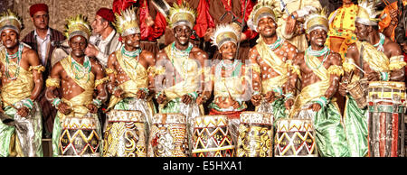 I percussionisti africani Foto Stock